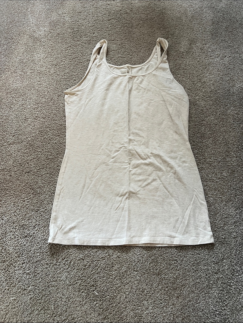 Duluth Trading Co Cream Scoop Neck Tank